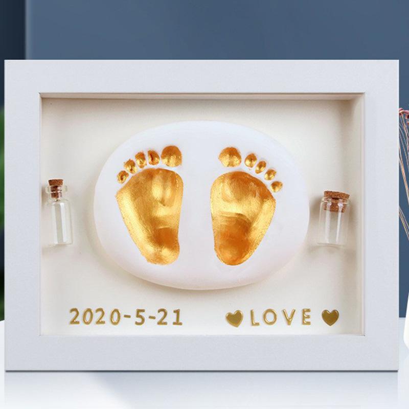 Baby Hand, Foot, Mud, Hand Footprint Souvenir, Newborn Baby, Full Moon, Hundred Days, First Year Gift