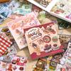 30 Pages Ins Retro Cute Dessert Cake Decorative Stickers Book Scrapbooking Phone Case Diy Journal Collage Material Sticker Gift