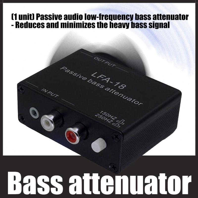 Metal Passive Bass Attenuator for Voice Engineers to Minimize Bass Interferences Without Power Requirement