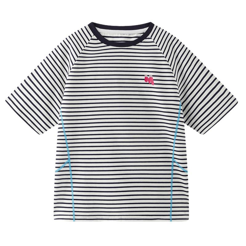 MQD Boys' Striped Raglan Sleeve T-Shirt
