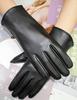 black women' leather GLOVES for autumn/winter, stylish and elegant