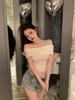 Summer Women Sleeveless  T Shirts Cotton Solid T-shirt Off Shoulder High Waist Crop Top Tee Female Casual T Shirt