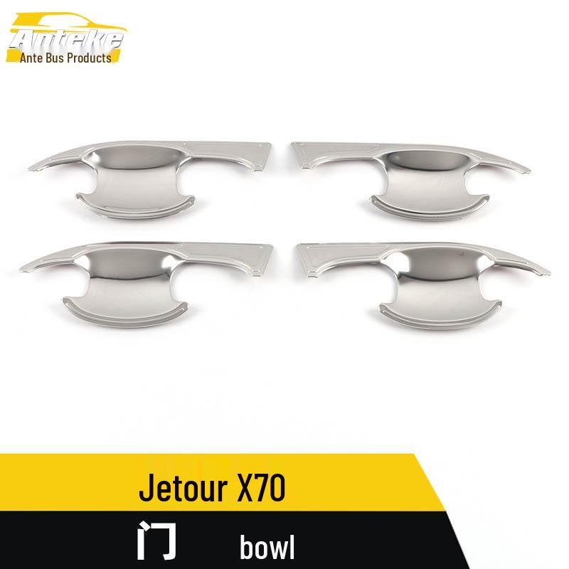 Jetour X70 Door Bowl Electroplated Anti-Scratch Cover Stickers