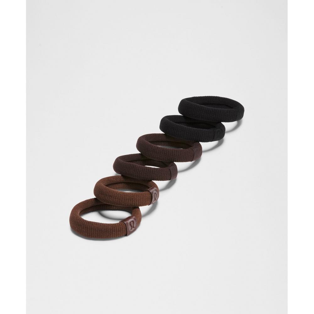 

Lululemon Вязаные резинки для волос 6 шт. в упаковке Черный Черный френч-пресс Френч-пресс Java Java ONE SIZE