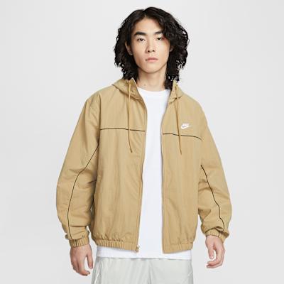 Nike Jackets Men's Khaki Hooded Non Detachable Moderate Other