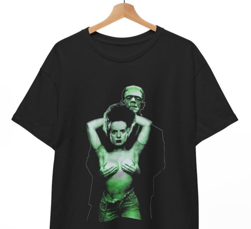 The Bride of Frankenstein T Shirt, FRANKENSTEIN Horror Monster Movie Unisex Tee