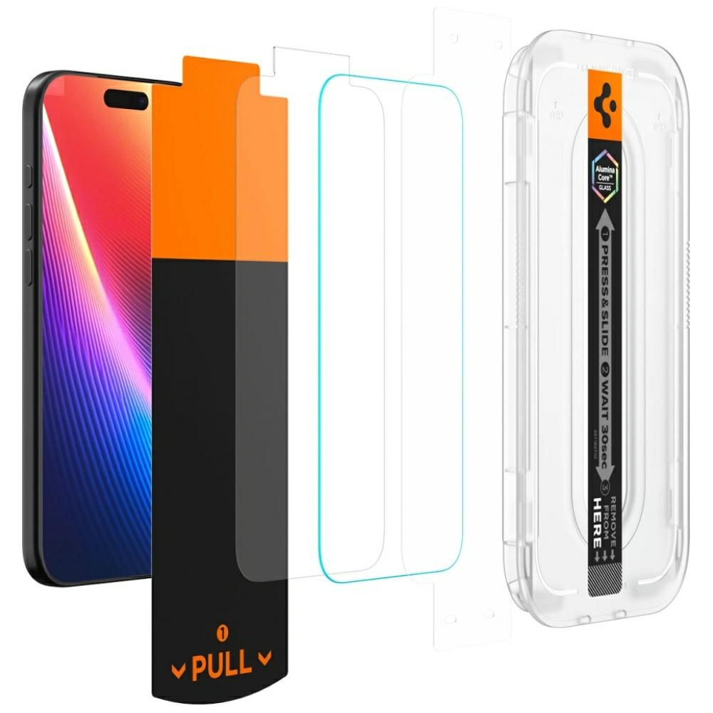 Tempered Glass Spigen Glas.tr Camera Ez Fit Pro Hd For Iphone 17 Pro Max / 16 Pro Max 1Pc