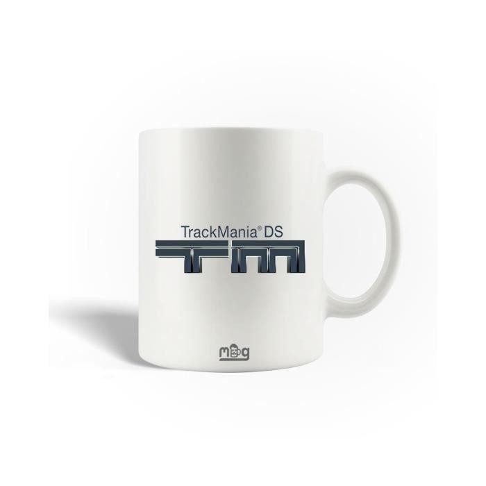 Ceramic Mug - MANIACASE - Trackmania Ds Logo - 30cl - Dishwasher Safe - White