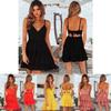 Stylish Women Summer Boho Short Mini Dress For Evening Cocktail And Beach Parties