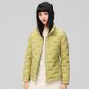 Unisex 2025 Autumn/Winter White Duck Down Jacket - Warm, Lightweight, and Versatile with Stand Collar.