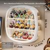 3tier Pin Storage Box, Transparent Particlesproof WallMounted Organizer