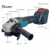 Construction Site Cutting Tool Lithium Brushless Angle Grinder, Adjustable Speed High Torque Electric Grinder Tool, 950W 8000RPM Cordless with