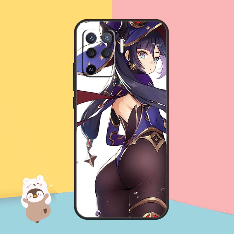 Genshin Impact Hentai Sexy Case For OPPO A94 A74 A54 A53S A53 A31 A5 A9 2020 A52 A72 A83 A91 A93 A1K A15 A16 Cover