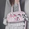 Star Print 2D Angel Pain Bag, Single-shoulder Crossbody Baby Bag