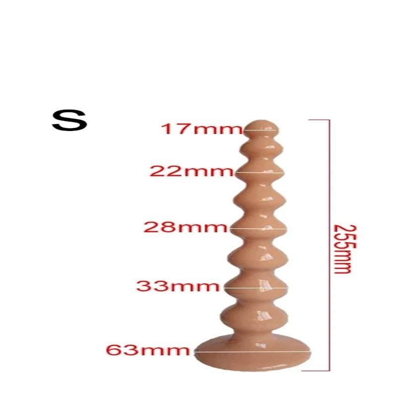 Sexspielzeug Dildo Anal Lang Perlen Saugnapf Großer Po Plug Dilatator Prostata-Massagegerät Ehemann Erotische Artikel für Erwachsene Männer Frauen Schwul