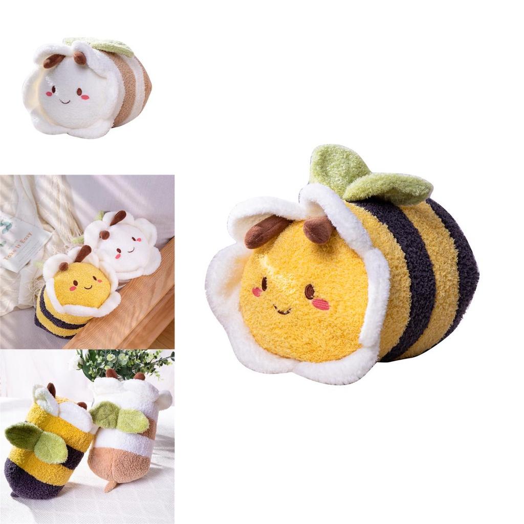 Cute Cartoon Bumblebee Plush Toy Stuffed Animal Doll For Wholesale