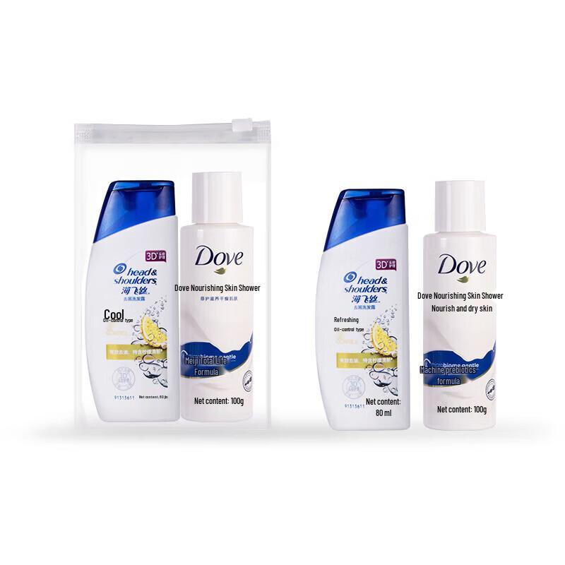 Набор из 2 средств для ухода за волосами Head & Shoulders и Dove
