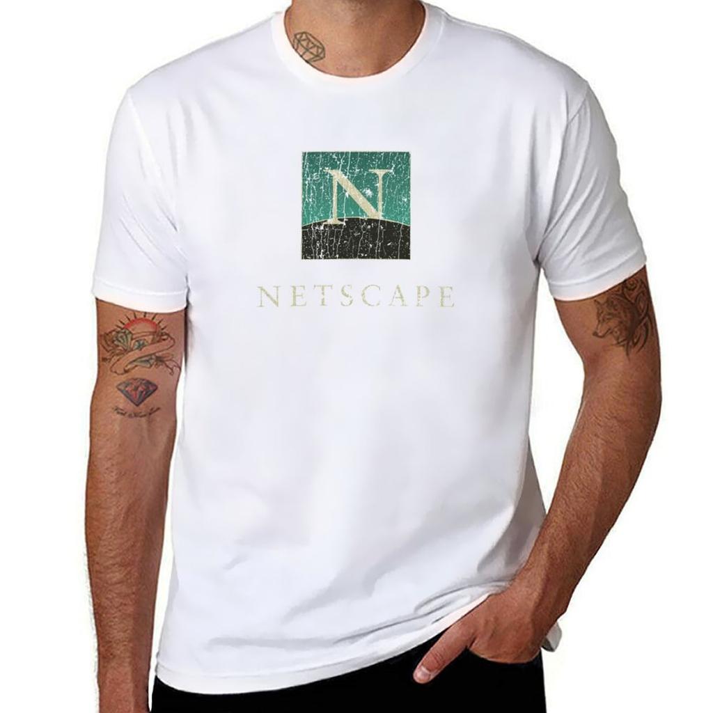 Netscape T-shirt T Shirts For Man Graphic Tees Man T Shirt Graphic Man T Shirts For Men Casual T-shirt