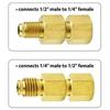 Brand New Adapter 1/4 Female Flare Accessories Brass
