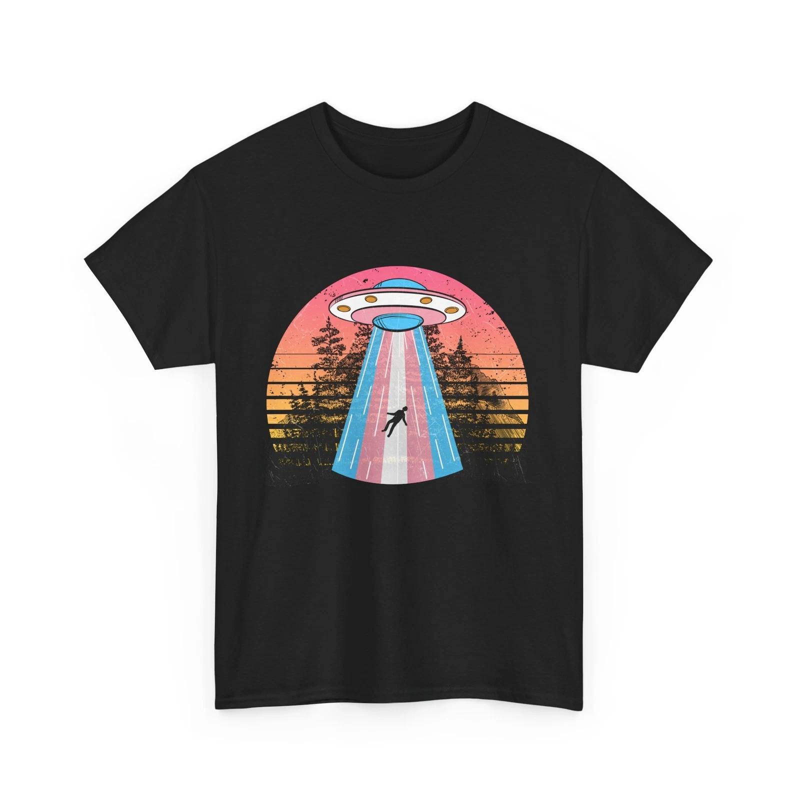 Extraterrestrial T-Shirt | UFO Graphic Tee | Alien Spacewear Style L