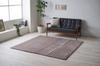 Ikehiko Rug Carpet Mat Spread Square Altera Brown 180 X 180cm Cushion Comfortable Soft Washable Flannel Simple Approx. Non-Slip #1280900061203