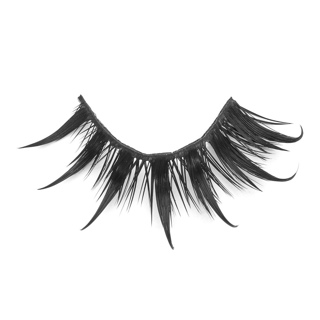 Thick Long Soft Band Wispy Fluffy 3D Faux Mink Eyelashes Thai Wet Eyelashes False Eyelashes