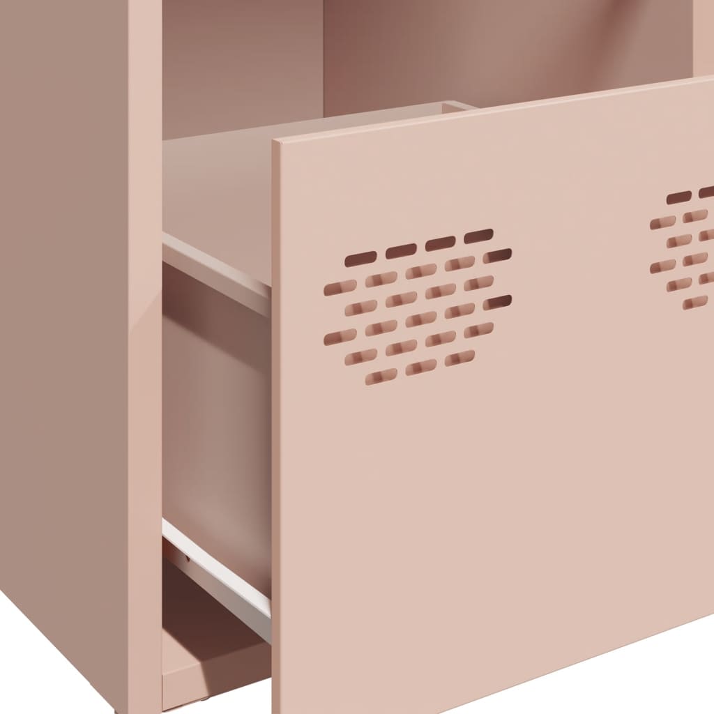 Sideboard Pink 68x39x73.5 cm Cold Rolled Steel