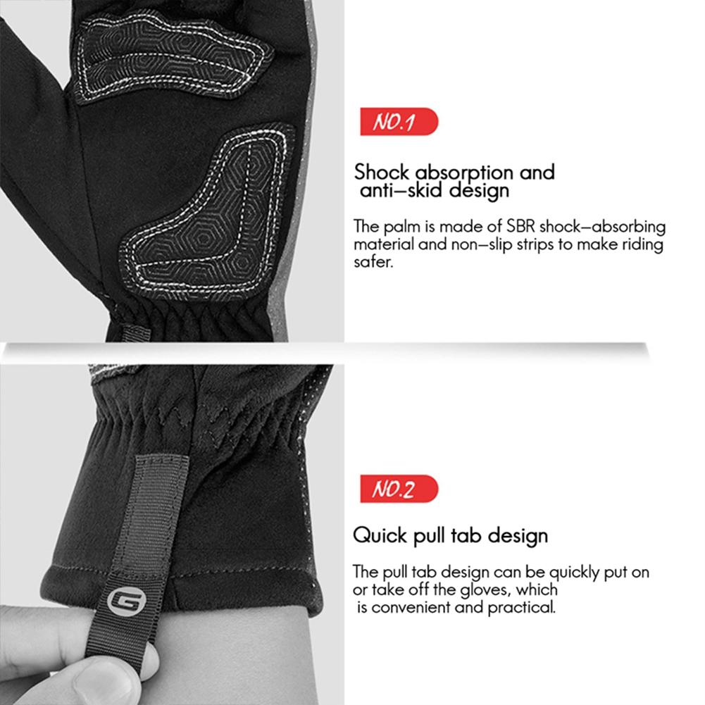 Warm Gloves Winter Waterproof Glove Snowboard Snow Ski Gloves For Cycling Hiking Running Outdoors