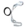 Trailer Safety Towing Cable With S Hook 3500lbs Load Bearing 27.6in Maximum Extension Length Spring Towing Rope For RV
