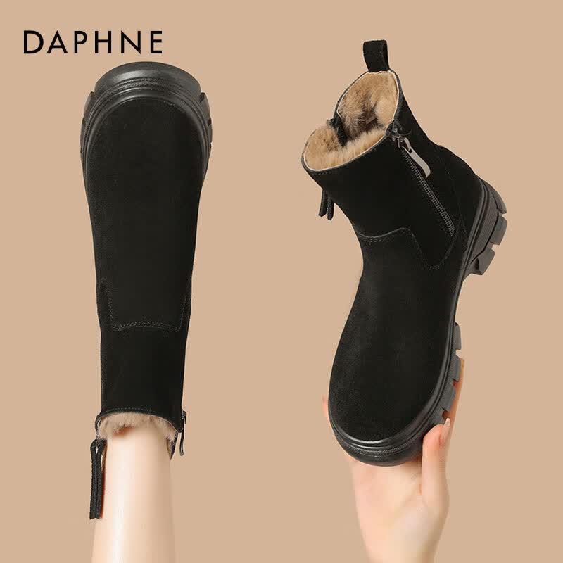 Daphne Women s Plush Lined Winter Short Snow Boots EU 37