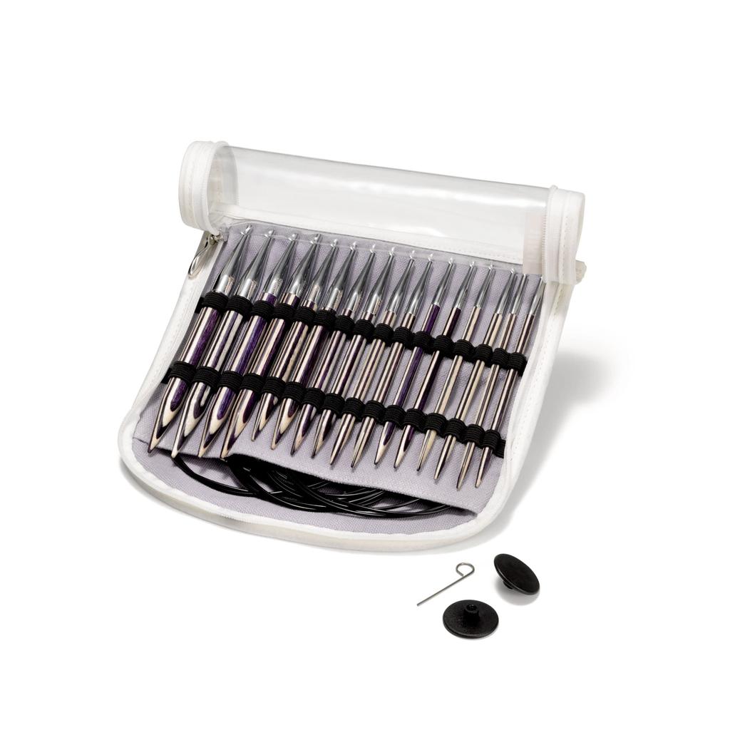 Prym Lilac Stripe Ring Needle Assorted Set PRM223801