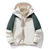 Autumn New Large Size Outdoor Jacket Three-in-one Waterproof Waterproof Hooded Windbreaker Jacket