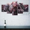 Modern Canvas Painting Modular 5 Pcs Azur Lane Prinz Eugen Poster Prints Home Decor Wall Anime Characters No Frame Picture Art