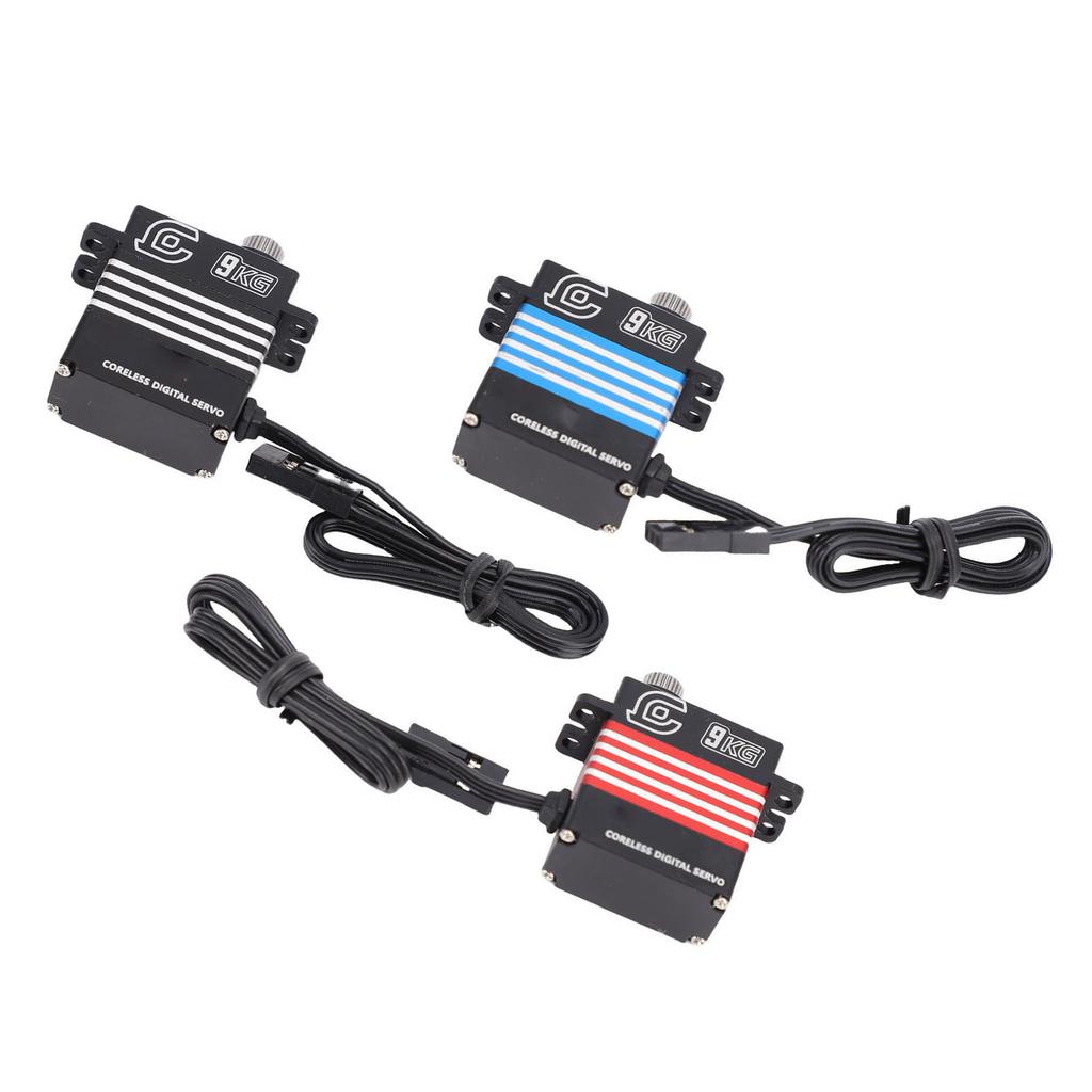 9KG RC Digital Micro Servo with Arm IP66 Water Proof Metal Servo Replacement for SCX10 III 1/18 Craw