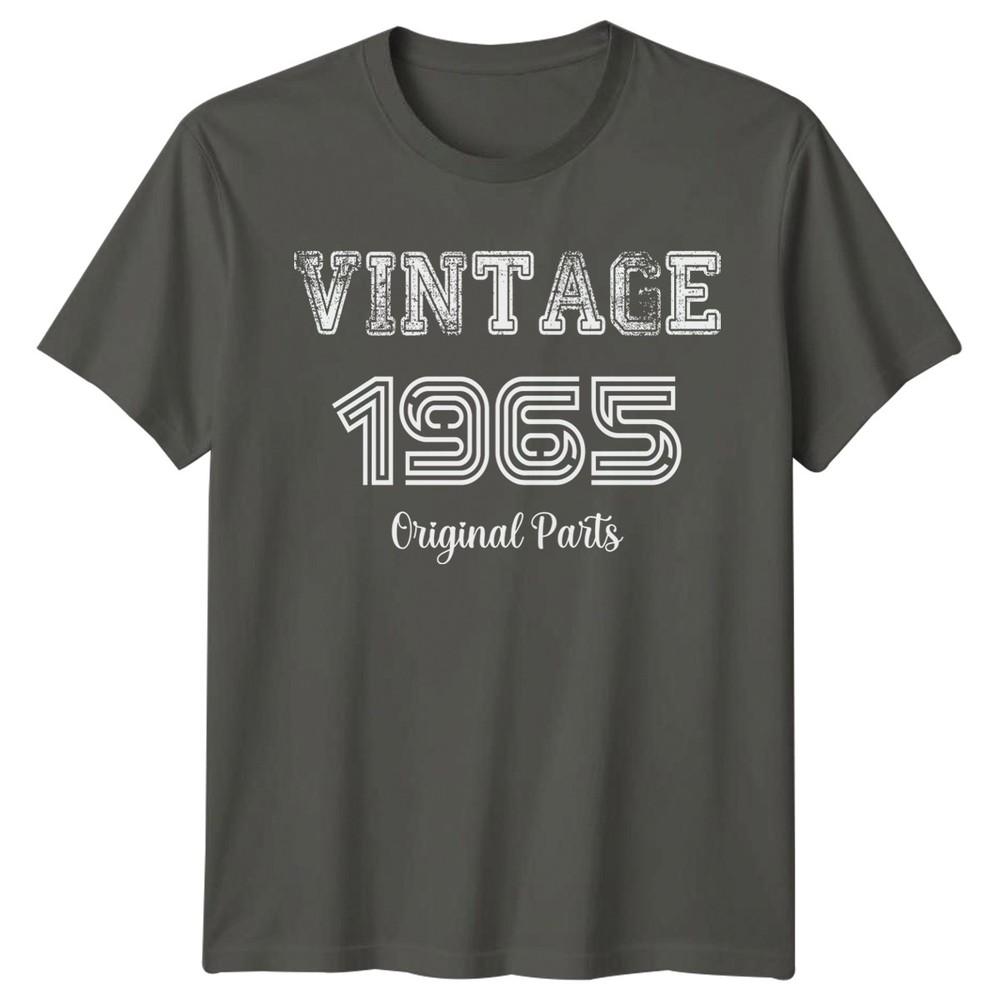 Vintage 1965 Original Parts 61st Birthday Unisexs TShirt Retro Gift