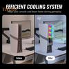 Game Console Cooling Fan with RGB Lighting Low Noise Adjustable USB External Fan Cooler for PS5 Pro/for PS5 Slim