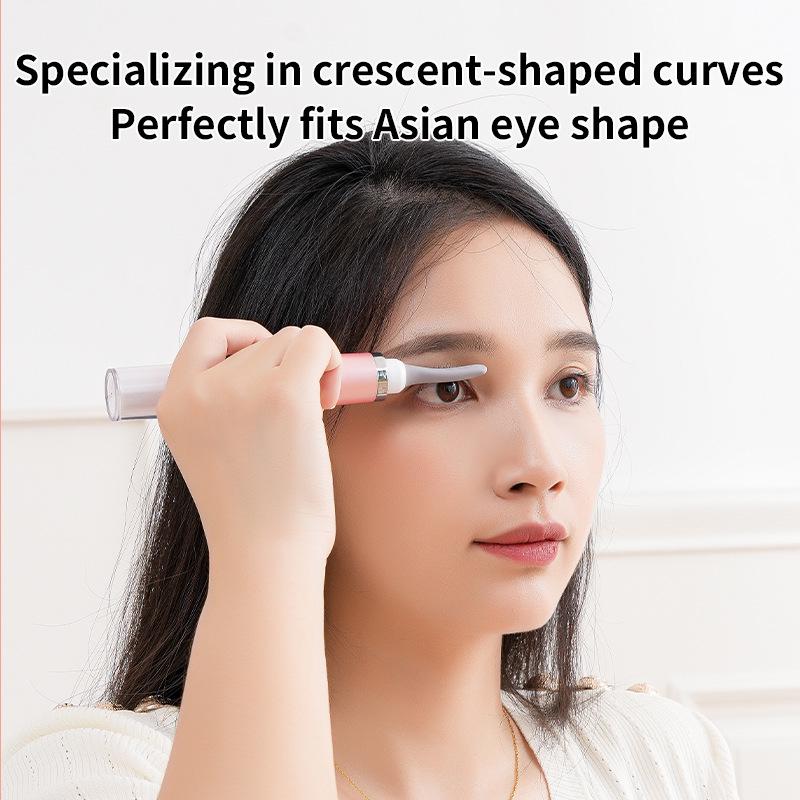 All-in-One Electric Heated Eyelash Curler & Eyeliner Makeup Tool