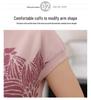Summer Style Ice Silk Short-Sleeved T-Shirt & Knit Cardigan for Middle-Aged and Elderly Women
