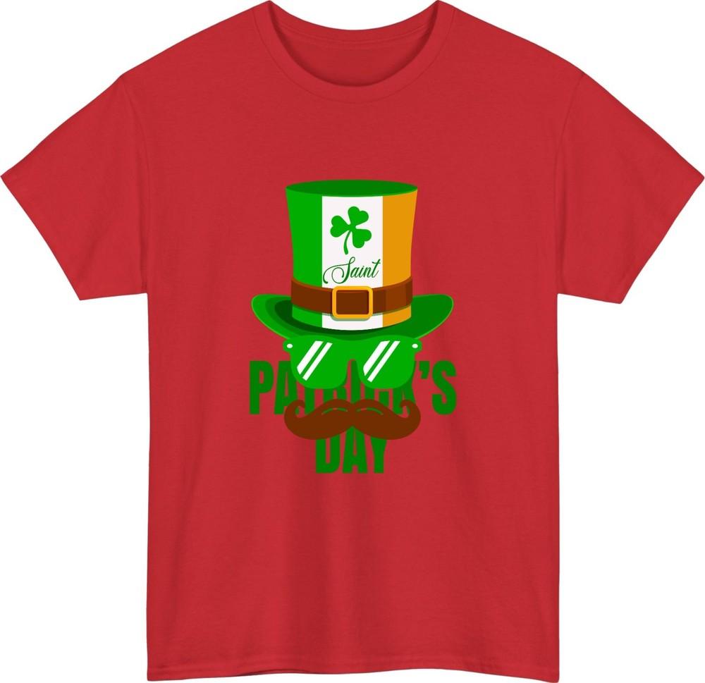 Personalised Saint Patricks Day TShirt Custom Name Shamrock Hat Sunglasses S