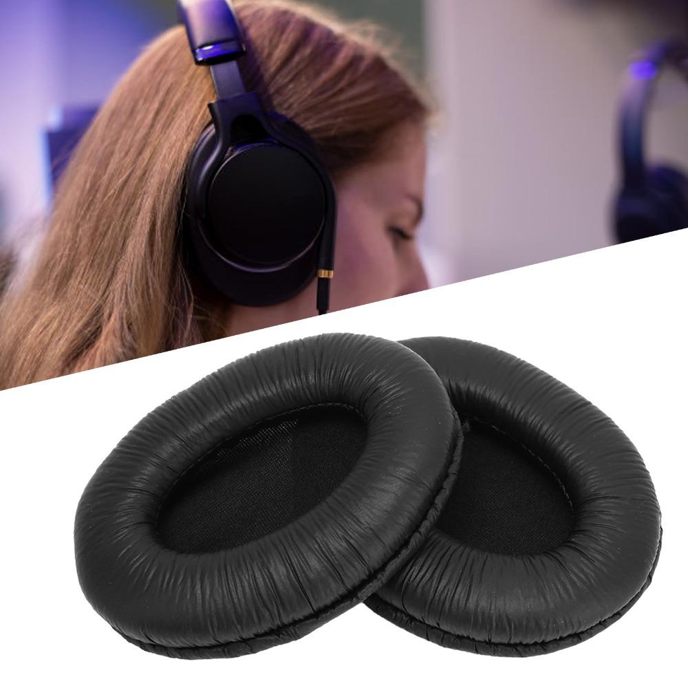 2 Stück Knitterleder Ersatz-Ohrpolster Ohrabdeckungen für MDR NC60 MDR D333 DR BT50 Kopfhörer Reparatur