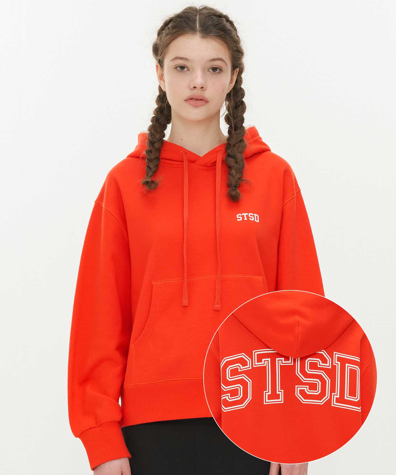 Street Standard [Stsd] Stsd Logo C/Mixed Hoodie (Sjyasss110_Chr) F