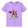 T-Shirt für Kinder Junge 10 Jahre Zootopia 2 Druck 100% Baumwolle Anime Kurz Kawaii Oberteile Pride T-Shirt y2k One Piece Mädchenkleidung