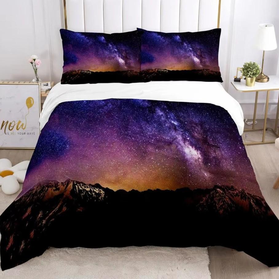 Dreamy Starry Sky Down Comforter Set - Bedding Set - 3-piece Duvet Cover Set