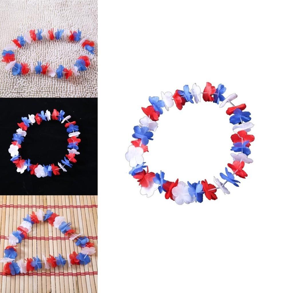 Eleganter Seidenblumenkranz mit britischem Flaggen-Design für Heimdekoration