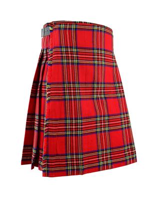 Kilt Escocês Tartan Royal Stewart Vestimenta Tradicional das Terras Altas Roupa para Festa Casamento