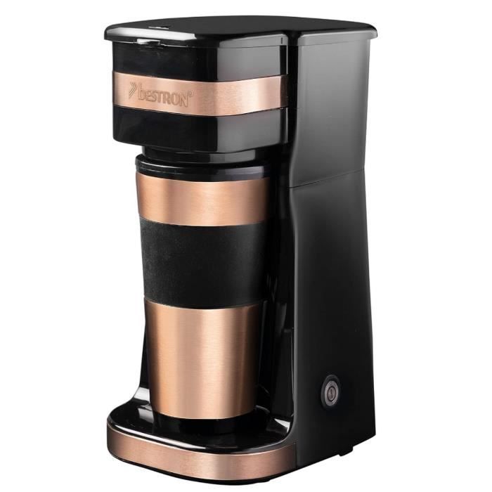 Cafetière isotherme - BESTRON - ACM112CO - 2 tasses - Cuivre - Compacte