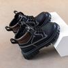 Children's Fashion Yellow Boots Boys Catwalk Short Boots Warm Cotton Boots