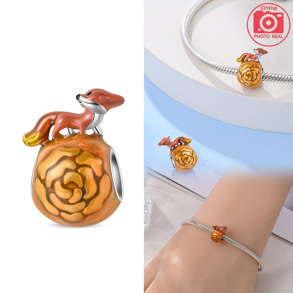 Copper Colors Fairy Tale World Series Fairyland Rabbit Charms Lion Beads Fit Original Bracelet Diy Fine Jewelry Gift For Women