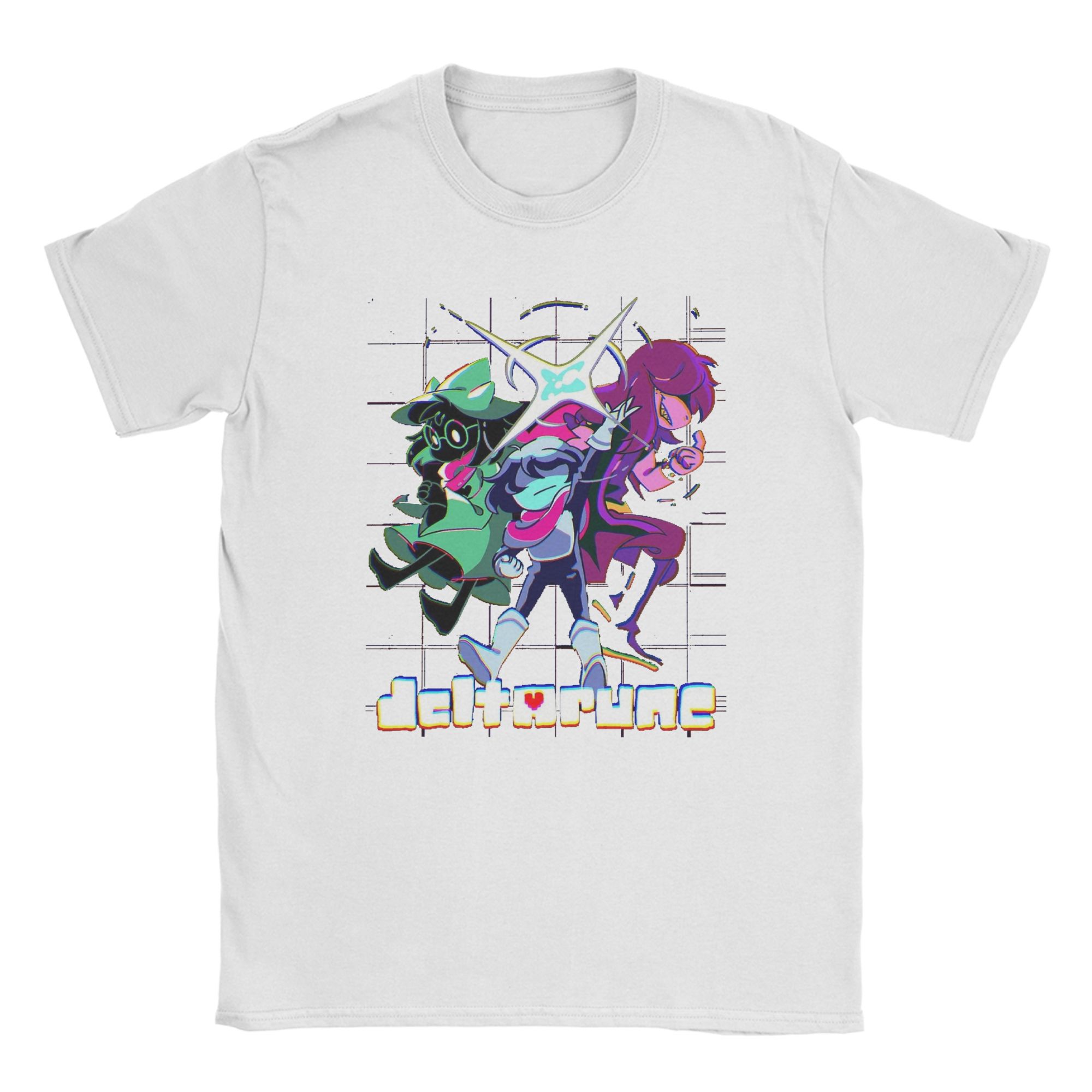 Printed It s TV Time!! -Mr Tenna Deltarune T Shirt for Men Women Pure Cotton T-shirts Short Sleeve Tops S
