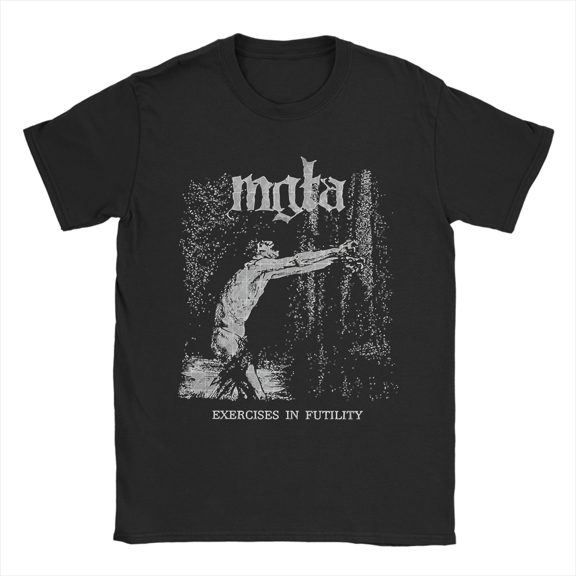 

Men Women Mgla Balck metal band T Shirt Pure Cotton Print Tee Shirts Clothing Outfits 4XL